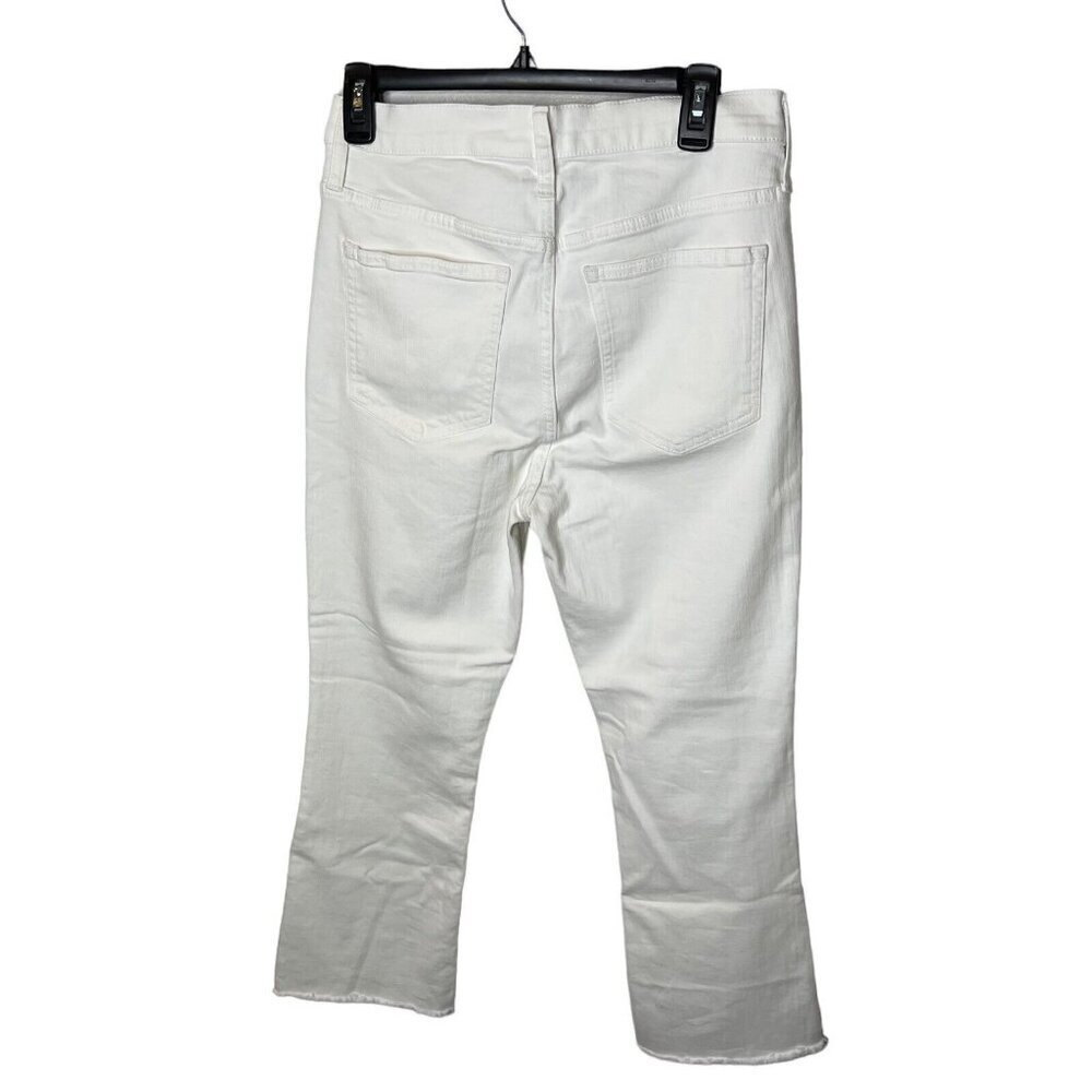 J.Crew $128 10" Demi Boot Crop Jeans White Size 32 BQ298 - Picture 5 of 8